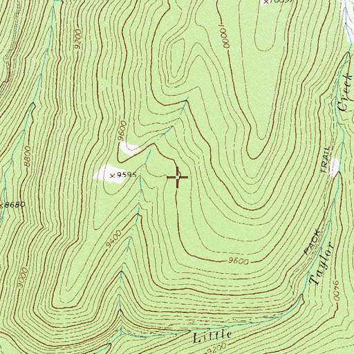 Topographic Map of High Reservoir, CO