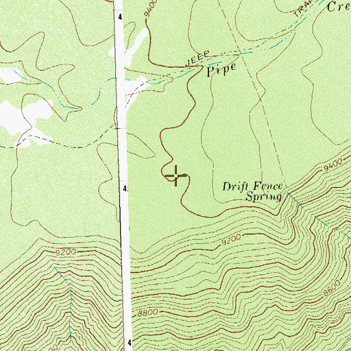Topographic Map of Ramsay Reservoir, CO