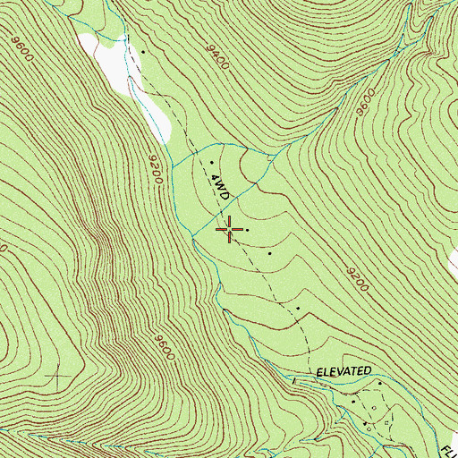 Topographic Map of Cascade Summer Home Group, CO
