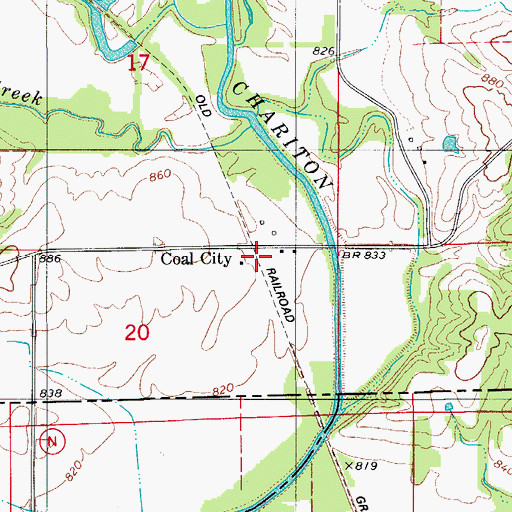 Topographic Map of Kemigala Post Office (historical), IA