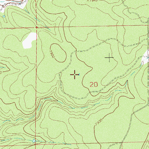 Topographic Map of Colt Number Five Reservoir, CO