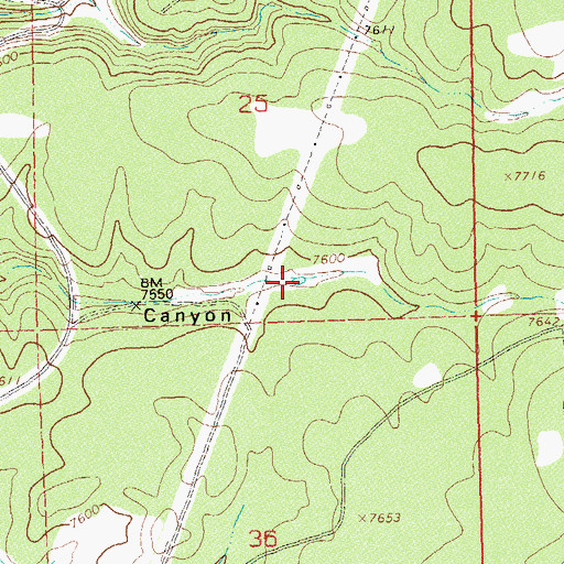 Topographic Map of Horsecamp Number Three Reservoir, CO