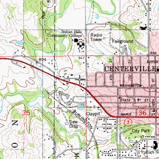 Topographic Map of Apostolic Pentecostal Church, IA