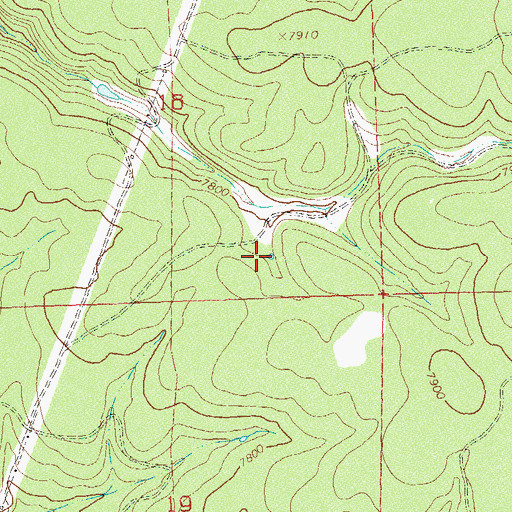 Topographic Map of Colt Number Two Reservoir, CO