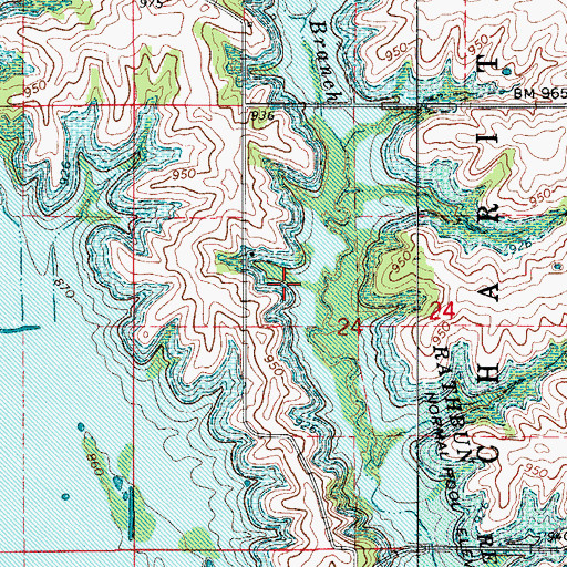 Topographic Map of Prairie Ridge Park, IA