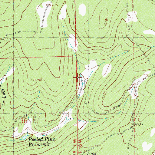 Topographic Map of Wild Bill Number Ten Reservoir, CO