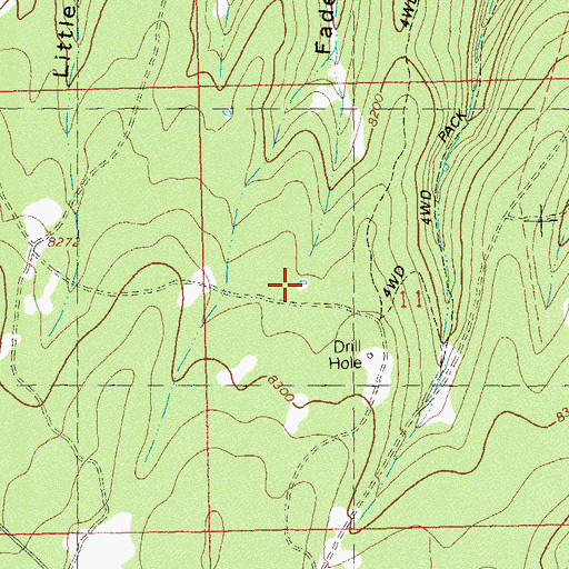 Topographic Map of Big Water Reservoir Number Three, CO
