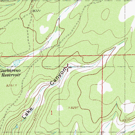 Topographic Map of Lake Unit Number Three Reservoir, CO
