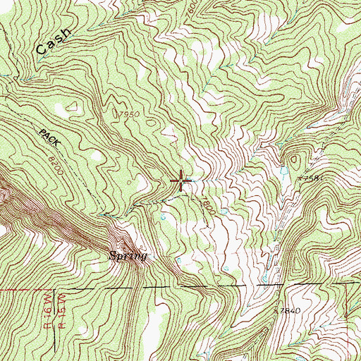 Topographic Map of Ryman Number Two Reservoir, CO