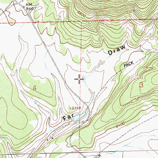 Topographic Map of Don Smith Reservoir, CO