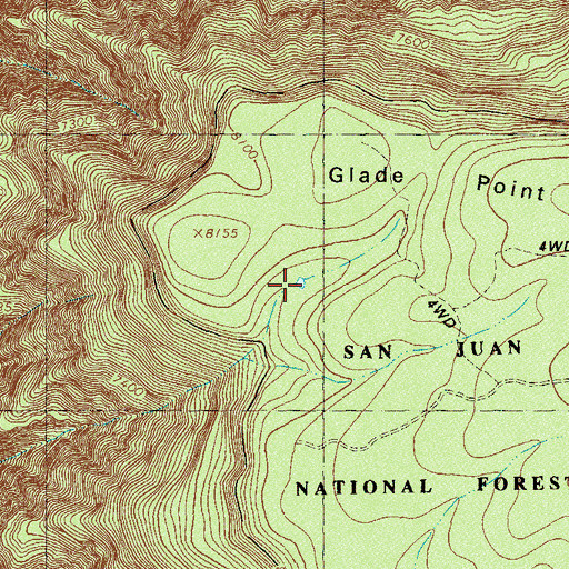 Topographic Map of Wild Bill Reservoir Number One, CO