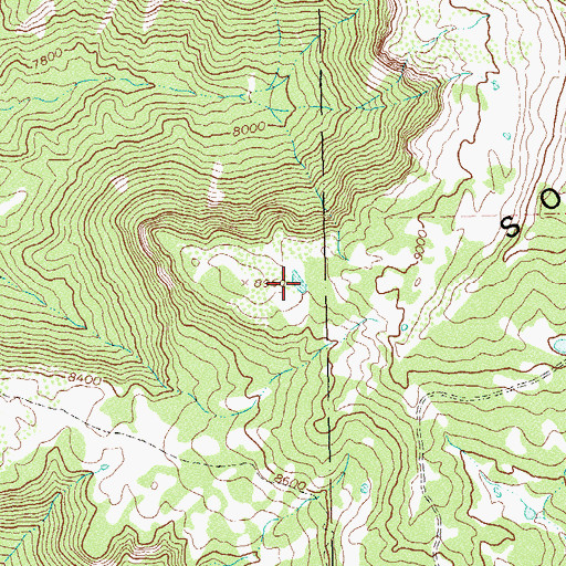 Topographic Map of Island Reservoir, CO