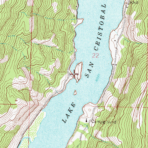 Topographic Map of Texas Point, CO