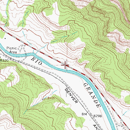 Topographic Map of Coller Wildlife Area, CO