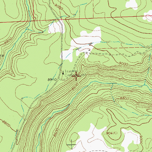 Topographic Map of Transfer Trail, CO