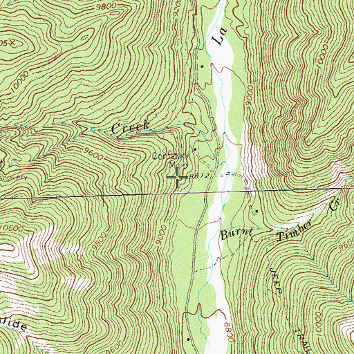 Topographic Map of Kroeger Campground, CO