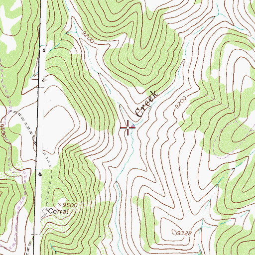 Topographic Map of Clark RIdge Spring Number Six, CO