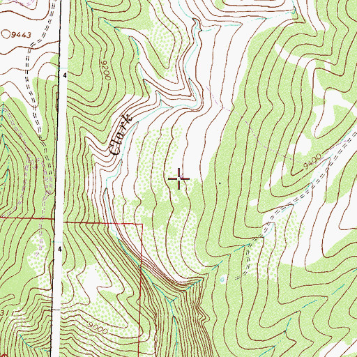 Topographic Map of Clark Ridge Spring Number Two, CO