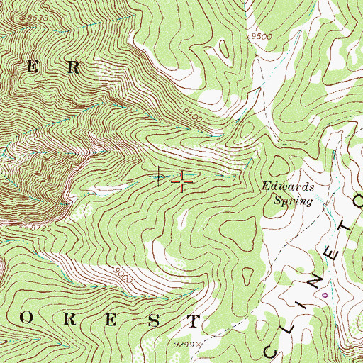 Topographic Map of Prospect Spring, CO