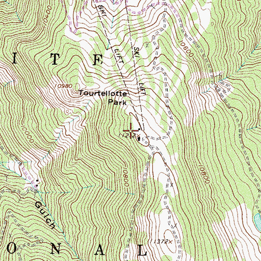 Topographic Map of Aspen Mountain Electronic Site, CO