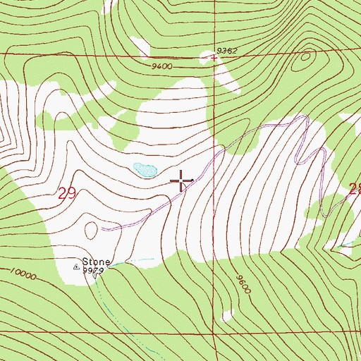Topographic Map of Line Shack, CO