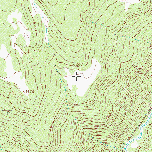 Topographic Map of Koeing Reservoir, CO