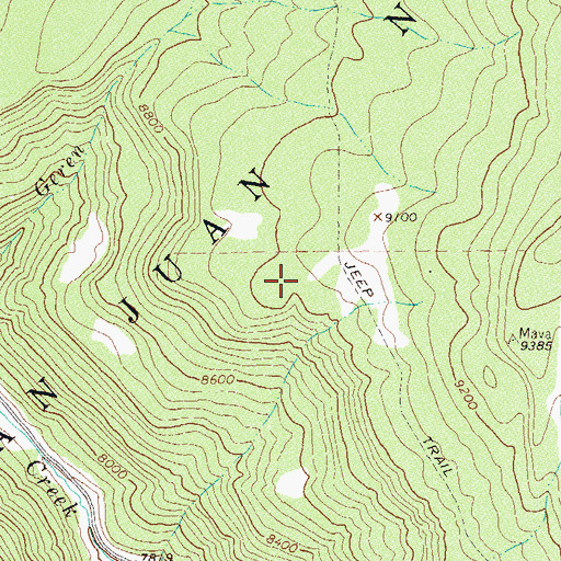 Topographic Map of South Reservoir, CO