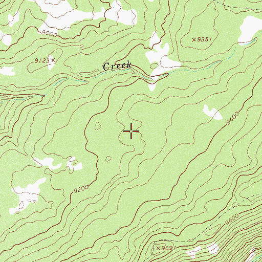 Topographic Map of Auto Way Spring Reservoir, CO