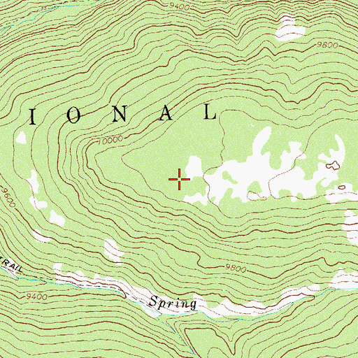 Topographic Map of Swank Reservoir, CO