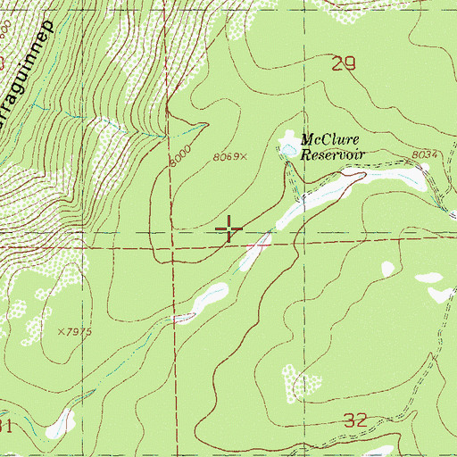 Topographic Map of Narraguinnep Natural Area, CO