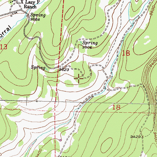 Topographic Map of Black Mesa Work Center, CO