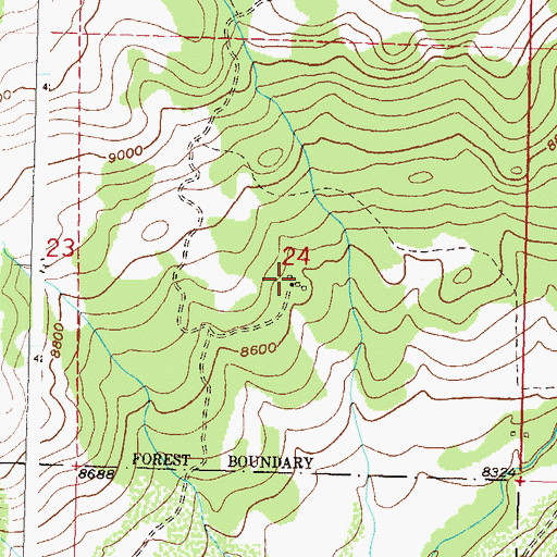 Topographic Map of Childress Cow Camp, CO
