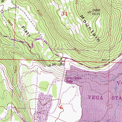 Topographic Map of Power and Water Resources Office, CO