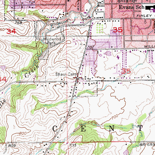 Topographic Map of Midwest Therapeutic Clinic, IA