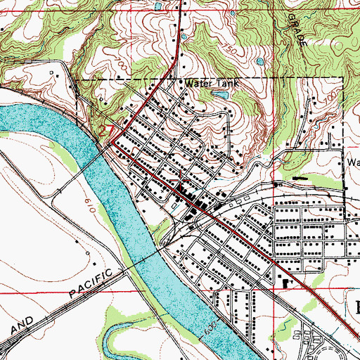 Topographic Map of Living Hope Bible Church, IA