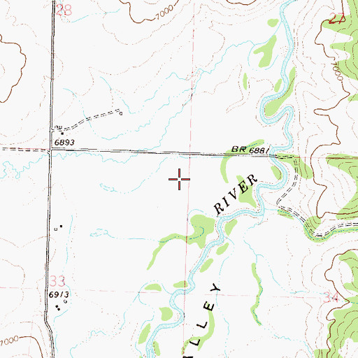 Topographic Map of Lake Catamount, CO