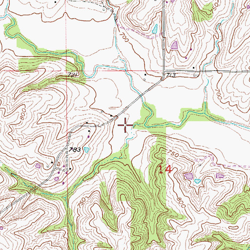 Topographic Map of Wilkenson Grave, IA