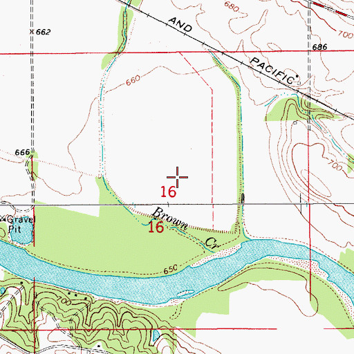 Topographic Map of Wilcox Cemetery, IA