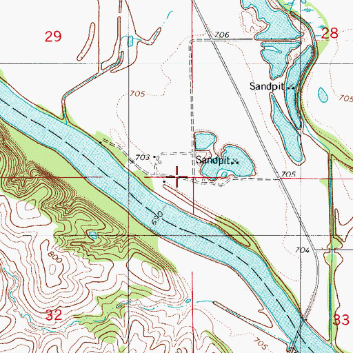 Topographic Map of English Settlement Post Office (historical), IA