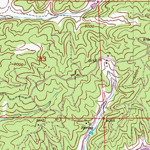 Topographic Map of Bethel School, CO