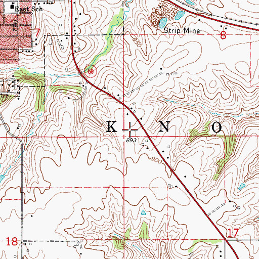 Topographic Map of Good Shepherd Lutheran Church, IA