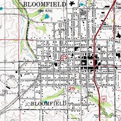 Topographic Map of Word of Life Fellowship, IA
