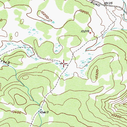 Topographic Map of Calico Trailhead, CO