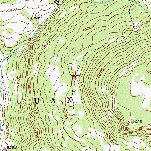 Topographic Map of Kilpacker Trail, CO