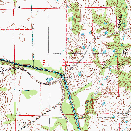 Topographic Map of The Church of Jesus Christ of Latter Day Saints, IA