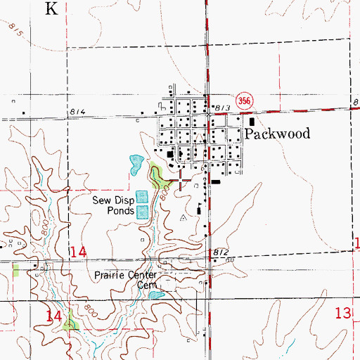 Topographic Map of Rambler Park, IA