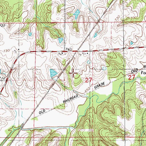 Topographic Map of Westenhaver Family Cemetery, IA