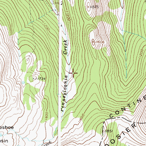 Topographic Map of Bankers Tank, CO
