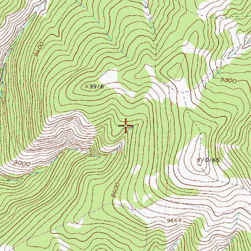 Topographic Map of Indian Grove Reservoir, CO