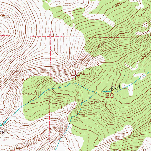 Topographic Map of Emmaline Lake Trail, CO